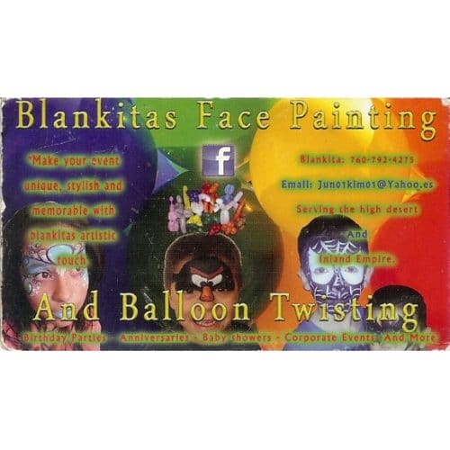 Blankitas Face Painting